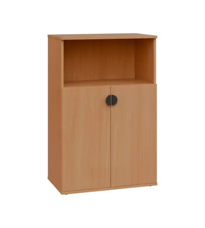 TN 3 - 7DN kancelářská skříň, 2-dveřová/nika, 1107x720x400, buk royal